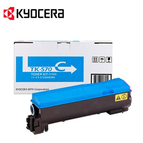 KYOCERA Toner FS-C5400DN cyan TK-570C / 12.000 Seiten